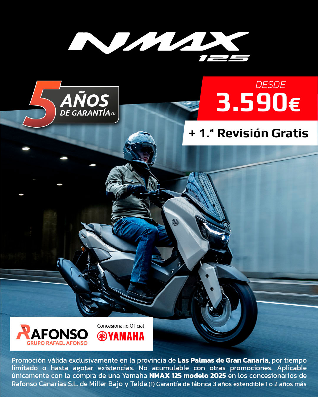 Rafonso Canarias Promo Mayo NMAX125