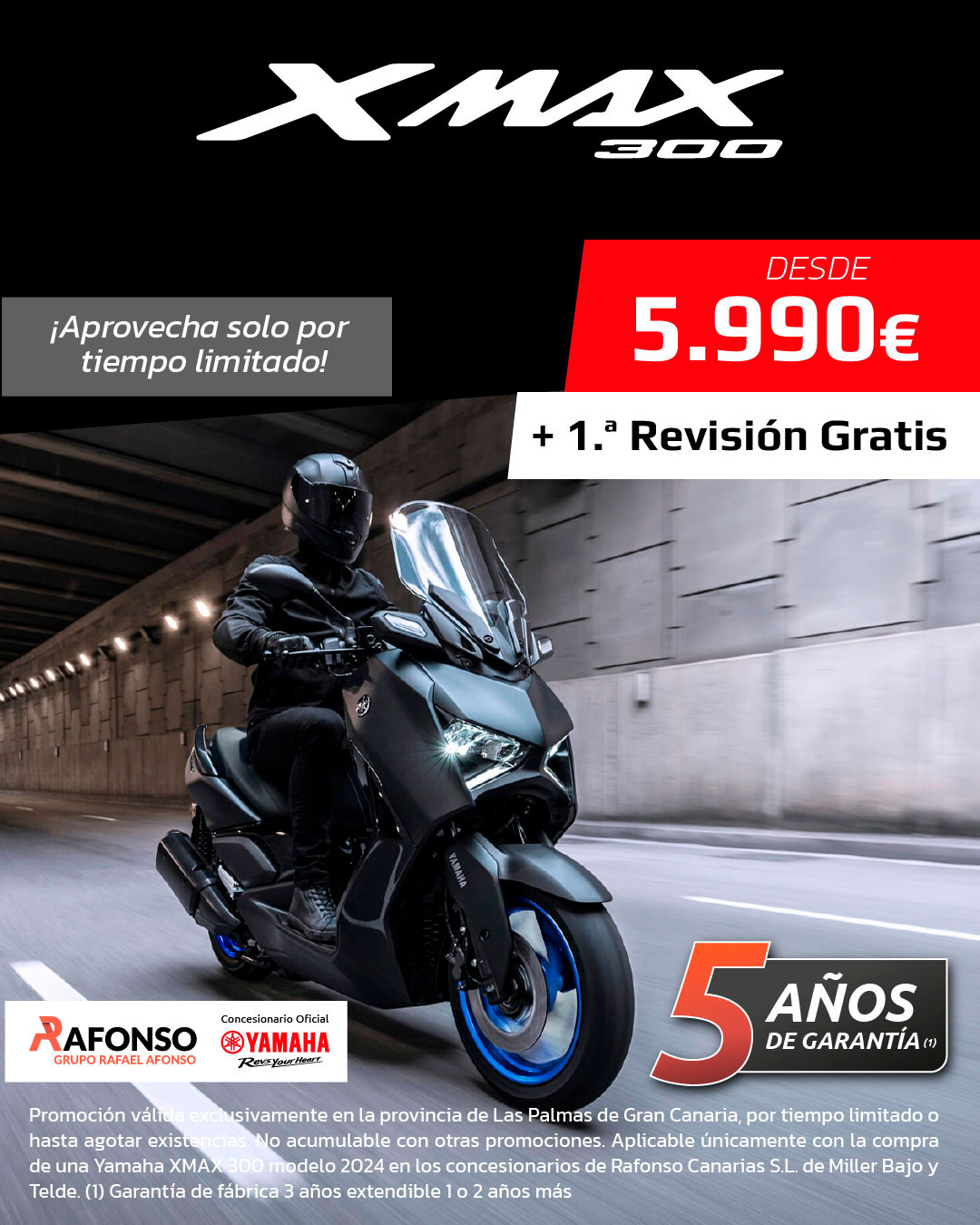 Rafonso Canarias Promo Mayo XMAX300